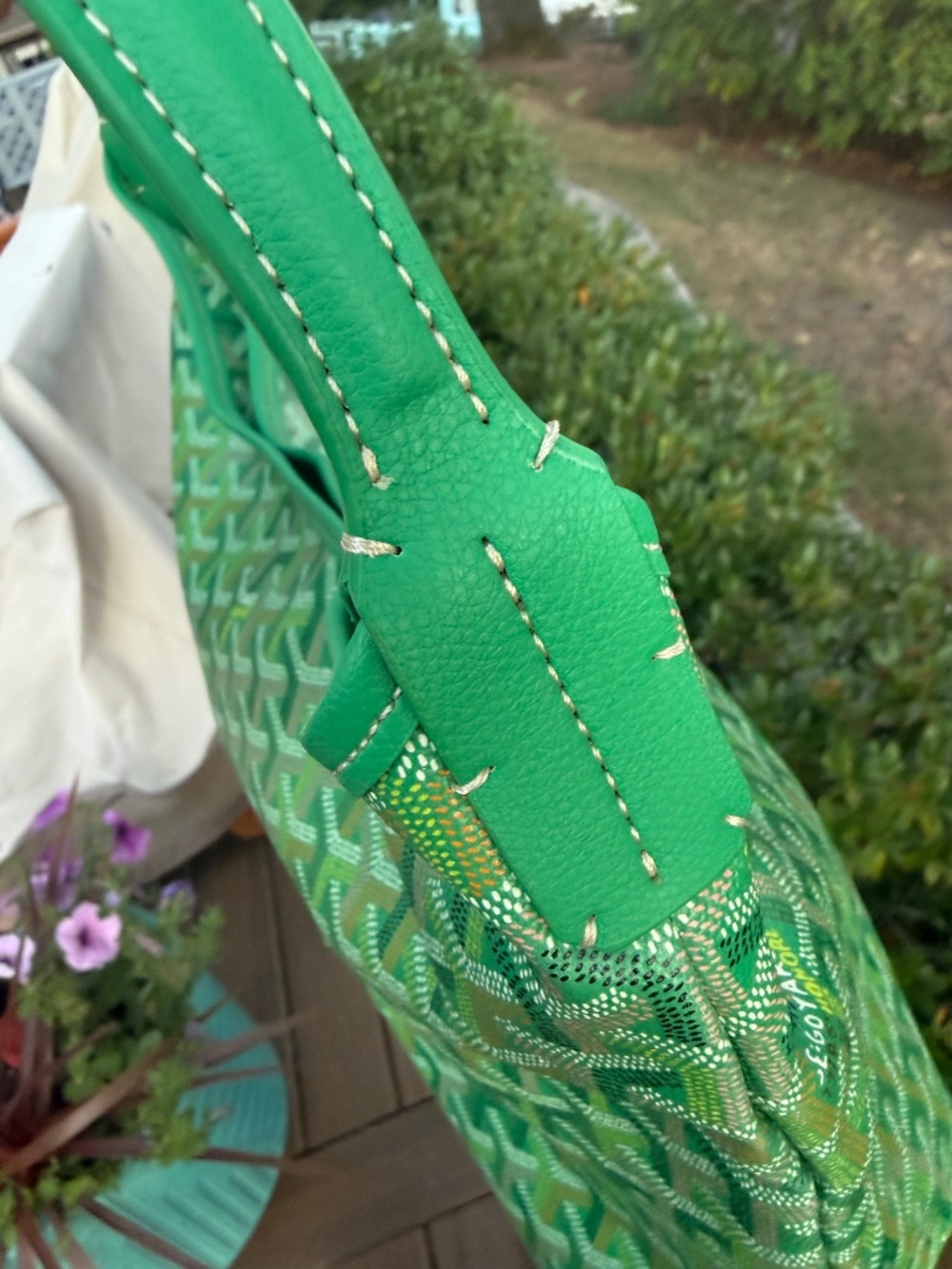 Goyard Meadow Green Boheme PM Hobo Bag - Read Description - Picture 7 of 13